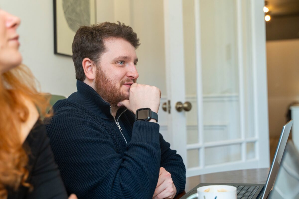 Ashley in meeting room